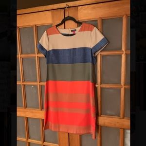 Vince Camuto Colorblock Shift Dress US 10